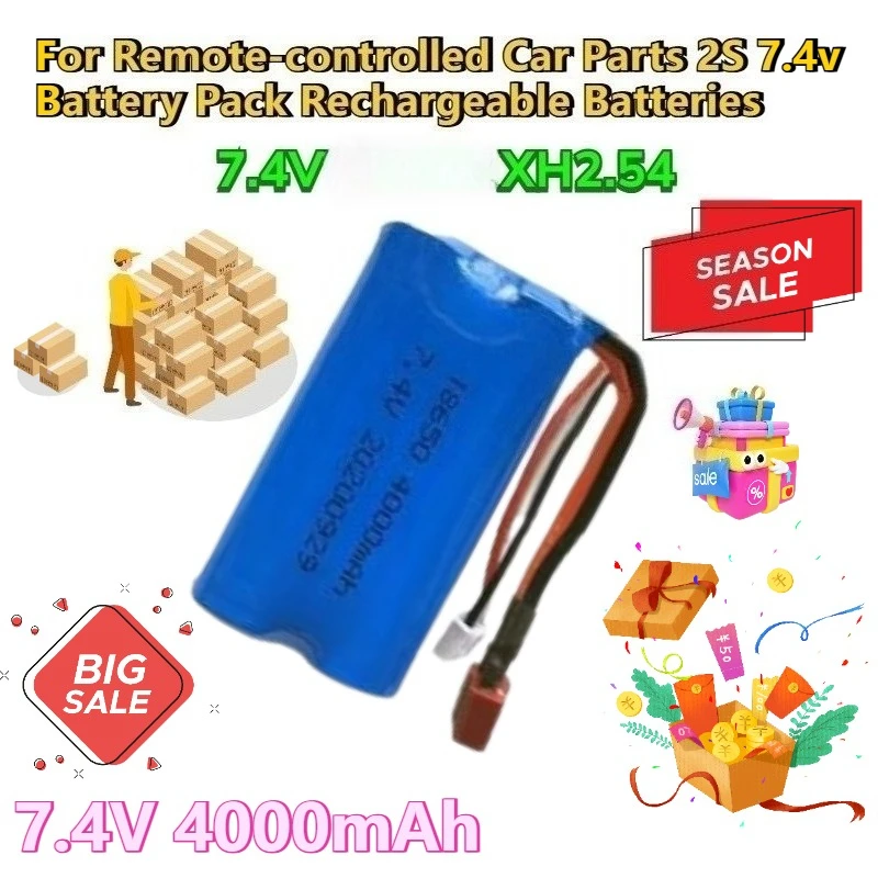 4000mAh 18650 Lithium Battery for Remote-controlled Car Parts 2S 7.4v Battery Pack Rechargeable Batteries 
4000mAh 18650 Lithium Battery for Remote-controlled Car Parts 2S 7.4v Battery Pack Rechargeable Batteries