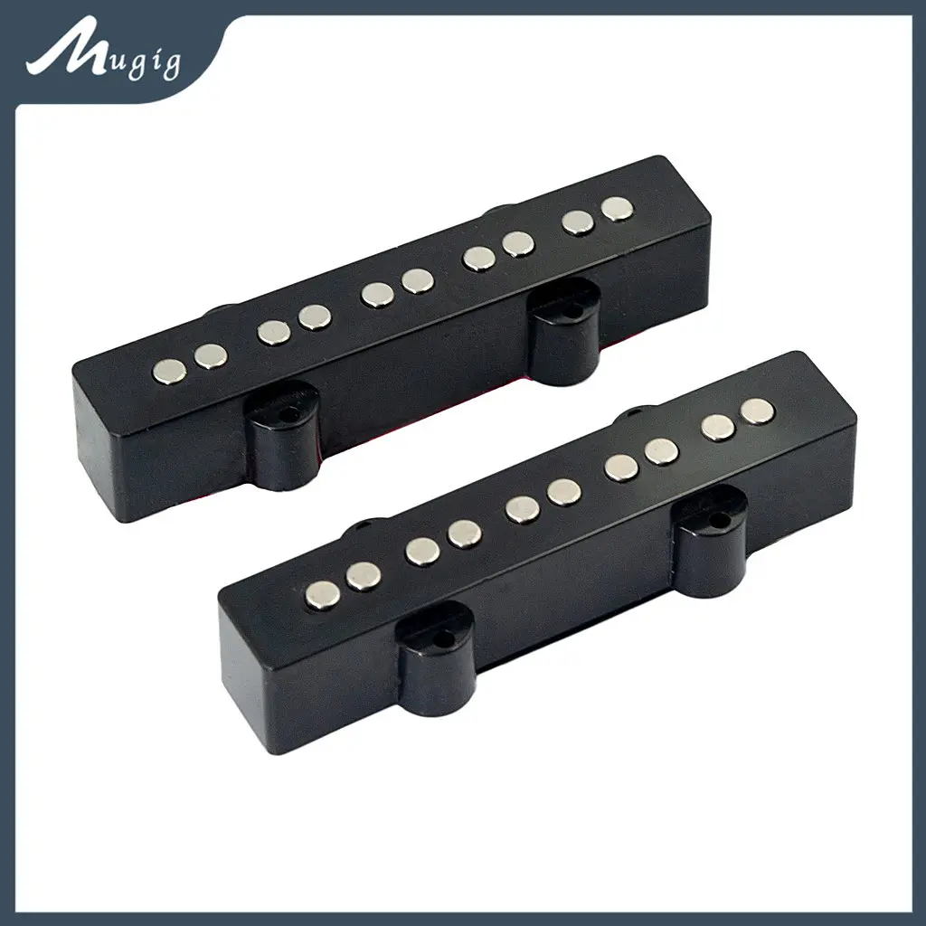 Mugig 2PCS 5 String Bass Pickups For 5 String Jazz JB Style Bass Bridge Neck Pickups Ceramic Open Style
Mugig 2PCS 5 String Bass Pickups For 5 String Jazz JB Style Bass Bridge Neck Pickups Ceramic Open Style