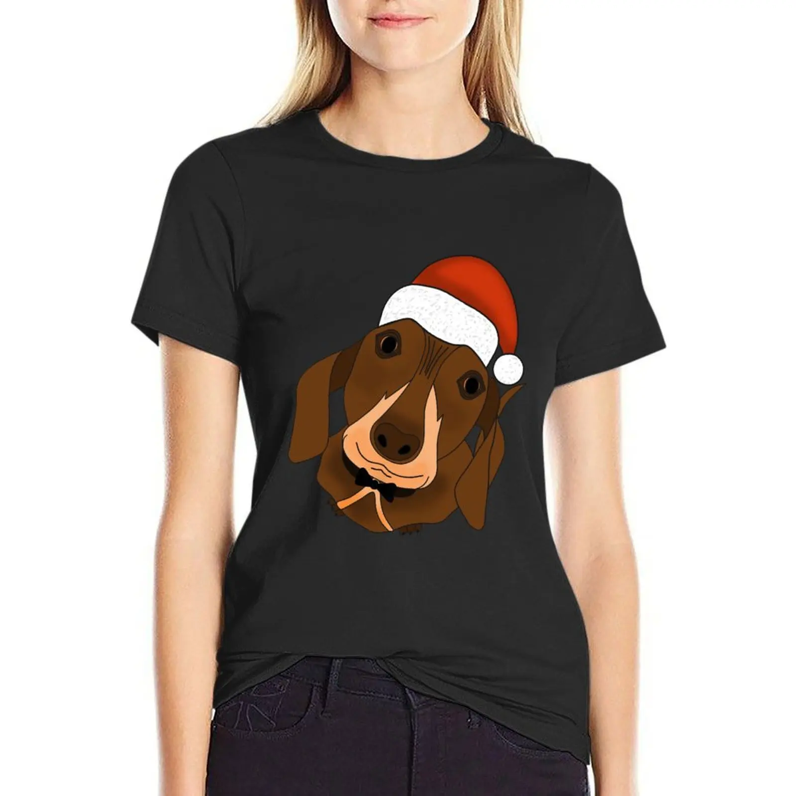 Xmas dachshund T-Shirt lady clothes customs design your own sports fans workout t shirts for Women
Xmas dachshund T-Shirt lady clothes customs design your own sports fans workout t shirts for Women