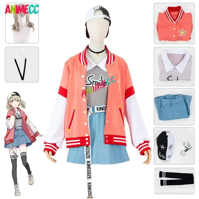 ANIMECC in Stoack S-3XL Azusawa Kohane Косплей Костюм Парик Проект Sekai Красочные сценические наряды для Хэллоуина для женщин
ANIMECC in Stoack S-3XL Azusawa Kohane Косплей Костюм Парик Проект Sekai Красочные сценические наряды для Хэллоуина для женщин