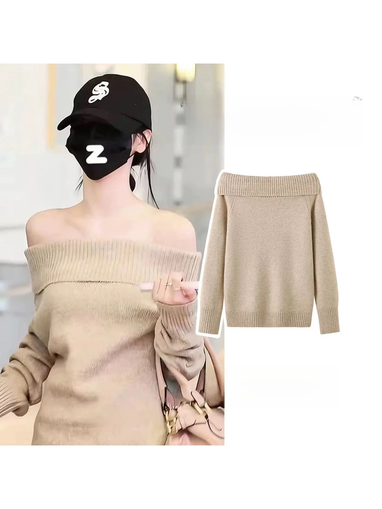 Anna Naoko Pure Desire One Shoulder Knitted Sweater Women's Long Sleeve Shoulder Bared High End Feeling Comfortable Knitwear
Anna Naoko Pure Desire One Shoulder Knitted Sweater Women's Long Sleeve Shoulder Bared High End Feeling Comfortable Knitwear