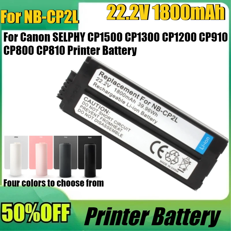 Новый сменный аккумулятор NB-CP2L 22,2 В 1800 мАч для Canon SELPHY CP1500 CP1300 CP1200 CP910 CP800 CP810, аккумулятор для принтера
Новый сменный аккумулятор NB-CP2L 22,2 В 1800 мАч для Canon SELPHY CP1500 CP1300 CP1200 CP910 CP800 CP810, аккумулятор для принтера