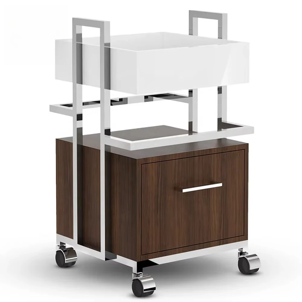 Гладкая мобильность, удобная тележка для педикюра. Металлическая мебель, тележка с ацетоном и гелевым покрытием.
Гладкая мобильность, удобная тележка для педикюра. Металлическая мебель, тележка с ацетоном и гелевым покрытием.