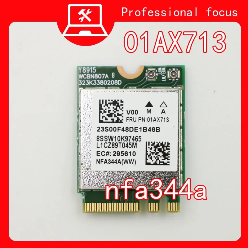 Оригинальная Двухдиапазонная карта Wi-Fi nfa344a bt4.1 ngff для thinkpad at 470 at 475 at 570 eeee e575 fru:01ax713
Оригинальная Двухдиапазонная карта Wi-Fi nfa344a bt4.1 ngff для thinkpad at 470 at 475 at 570 eeee e575 fru:01ax713