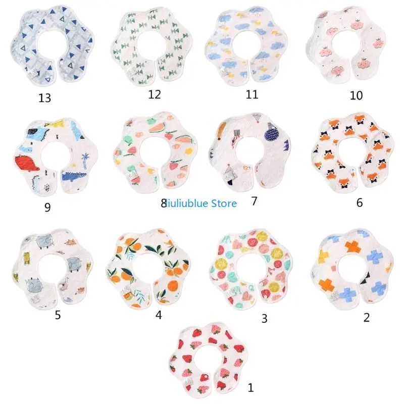 Baby Petal Apron with Multi-pattern 360-Degree Rotating Cotton Soft & Absorbent Baby Apron for Teething Feeding & Drooling 62CF
Baby Petal Apron with Multi-pattern 360-Degree Rotating Cotton Soft & Absorbent Baby Apron for Teething Feeding & Drooling 62CF