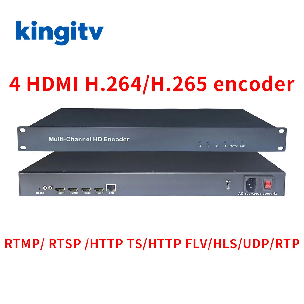 4-канальный HD-видеокодер для IPTV/CATV/TV, фронтенд-система H.264/H.265 HEVC, HDMI в IP, для веб-трансляций и потоковой передачи
4-канальный HD-видеокодер для IPTV/CATV/TV, фронтенд-система H.264/H.265 HEVC, HDMI в IP, для веб-трансляций и потоковой передачи