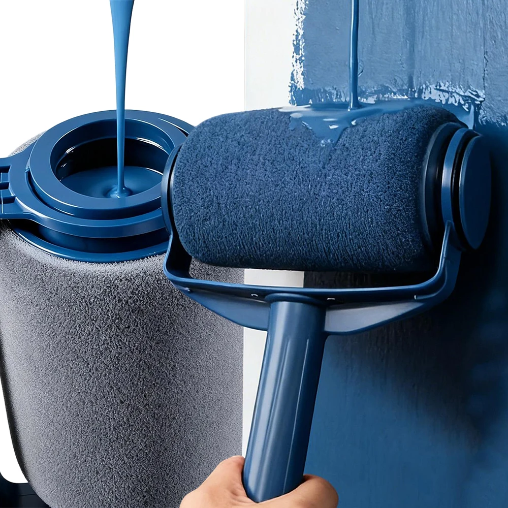 Валик для покраски с емкостью для краски, самозаливной, большой, для стен, совместим с удлинителем
Валик для покраски с емкостью для краски, самозаливной, большой, для стен, совместим с удлинителем