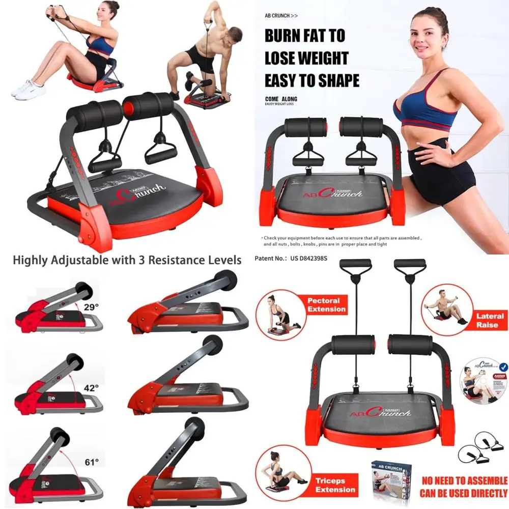Ab Machine Ab Workout Equipment Sit Up Machine & Exercise Equipment Ab Crunch Machine for Stomach Workout Ab Core Trainer Abdomi
Ab Machine Ab Workout Equipment Sit Up Machine & Exercise Equipment Ab Crunch Machine for Stomach Workout Ab Core Trainer Abdomi