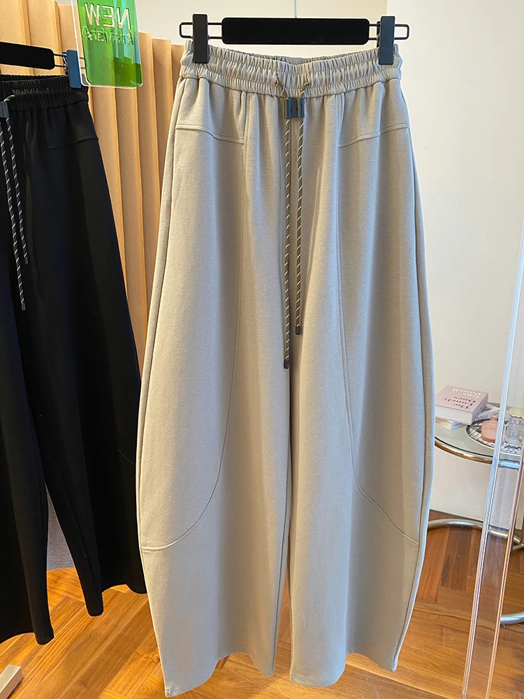 Loose Casual Banana Pants Women plus Size 300 Pounds Korean Style High Waist Straight Leg Pants Durable Cotton Trousers
Loose Casual Banana Pants Women plus Size 300 Pounds Korean Style High Waist Straight Leg Pants Durable Cotton Trousers