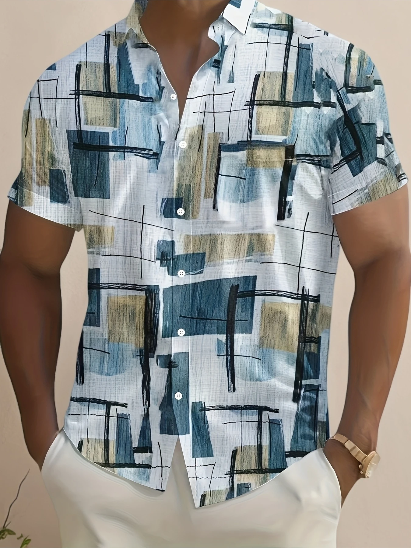 2026 Summer Men's New Hawaiian Shirt Personalized Checkered Trendy Short Sleeve Summer Leisure Beach Holiday Style Big T-shirt
2026 Summer Men's New Hawaiian Shirt Personalized Checkered Trendy Short Sleeve Summer Leisure Beach Holiday Style Big T-shirt