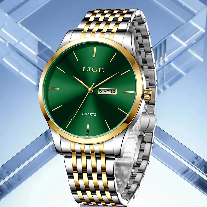 LIGE Fashion Luxury Quartz Men's Watches High Quality Casual Sports Waterproof Luminous Man Watch Date Week Stainless Clocks New
LIGE Fashion Luxury Quartz Men's Watches High Quality Casual Sports Waterproof Luminous Man Watch Date Week Stainless Clocks New