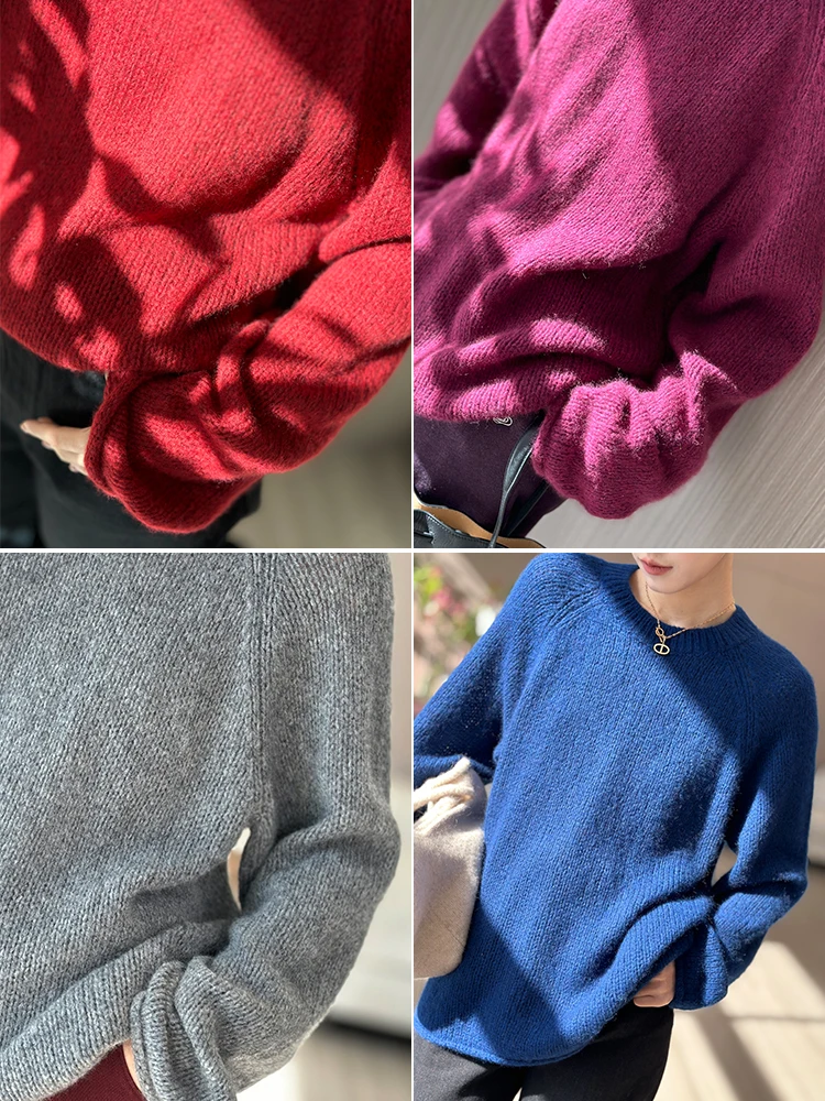 Мягкий дышащий женский свитер Lazy GAO Level Pure Camere Hoodie Thin Mist Roll с длинными рукавами и круглым вырезом, вязаный
Мягкий дышащий женский свитер Lazy GAO Level Pure Camere Hoodie Thin Mist Roll с длинными рукавами и круглым вырезом, вязаный