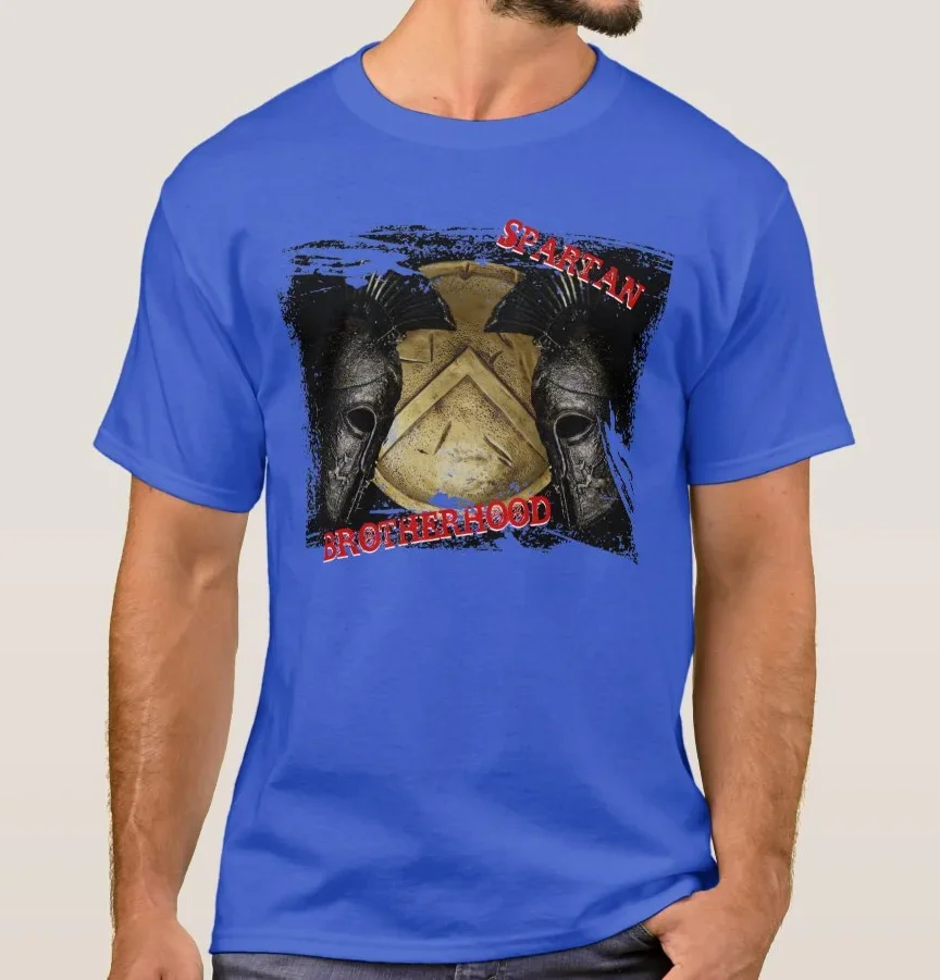 Creative Design Spartan Brotherhood T-Shirt 100% Cotton O-Neck Summer Short Sleeve Casual Mens T-shirt Size S-3XL
Creative Design Spartan Brotherhood T-Shirt 100% Cotton O-Neck Summer Short Sleeve Casual Mens T-shirt Size S-3XL