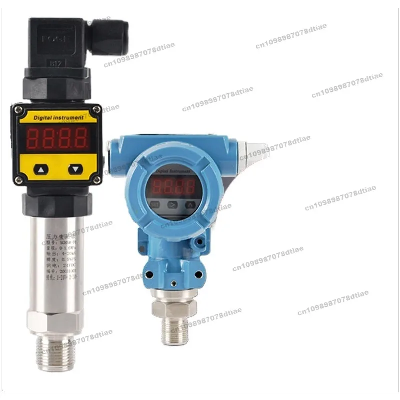 Diffused Silicon Pressure Transmitter, Digital Display 4-20mA Digital Explosion-proof Intelligent Pressure Sensor 0-10V/485
Diffused Silicon Pressure Transmitter, Digital Display 4-20mA Digital Explosion-proof Intelligent Pressure Sensor 0-10V/485
