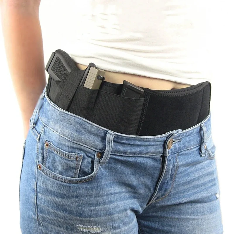 Hidden Holster Portable Belly Gun Holster Concealed Carry Waist Band Belt For Outdoor Hunting Shooting Defense Holster
Hidden Holster Portable Belly Gun Holster Concealed Carry Waist Band Belt For Outdoor Hunting Shooting Defense Holster