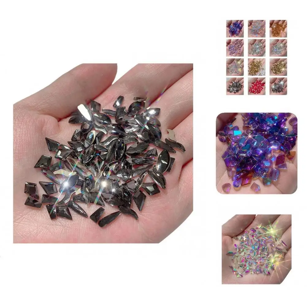 100Pcs/Bag Nail Decorations Delicate Nail Shaped Drill Rhinestones All-matched Nail Art Nail 3D Decor
100Pcs/Bag Nail Decorations Delicate Nail Shaped Drill Rhinestones All-matched Nail Art Nail 3D Decor