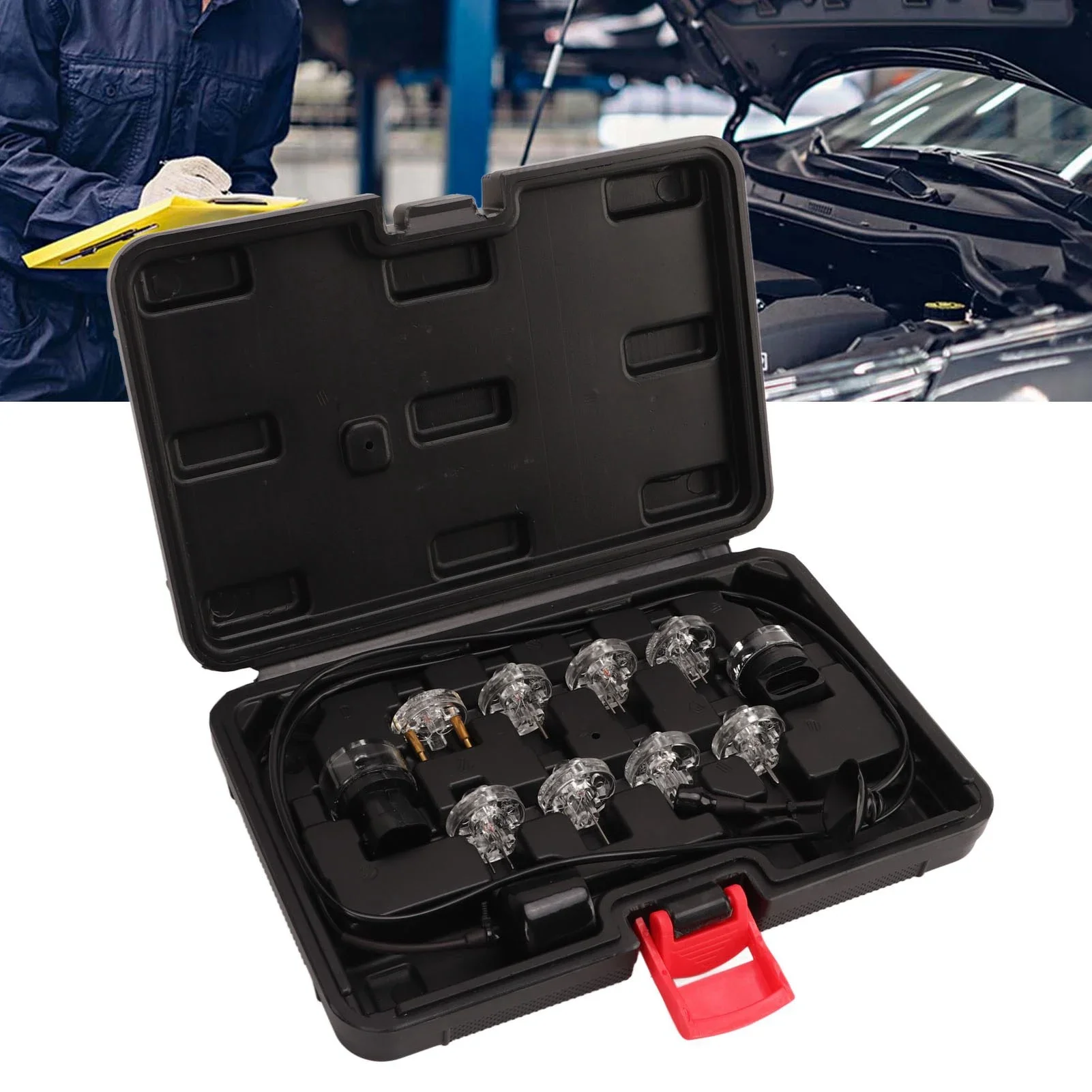 Noid Light IAC Test Kit - High-Accuracy Tool for Fuel Injector Signal Testing in Auto Engines 
Noid Light IAC Test Kit - High-Accuracy Tool for Fuel Injector Signal Testing in Auto Engines