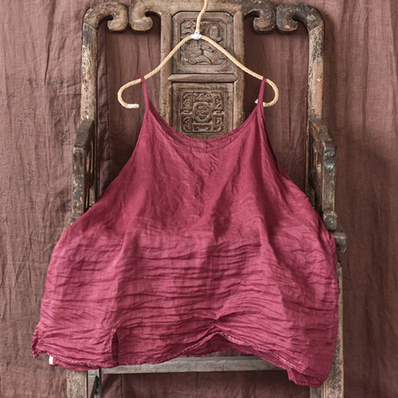 Women Casual Linen Camis New Arrival 2025 Summer Vintage Style Solid Color Loose Comfortable Female Sleeveless Tops Tees T468
Women Casual Linen Camis New Arrival 2025 Summer Vintage Style Solid Color Loose Comfortable Female Sleeveless Tops Tees T468