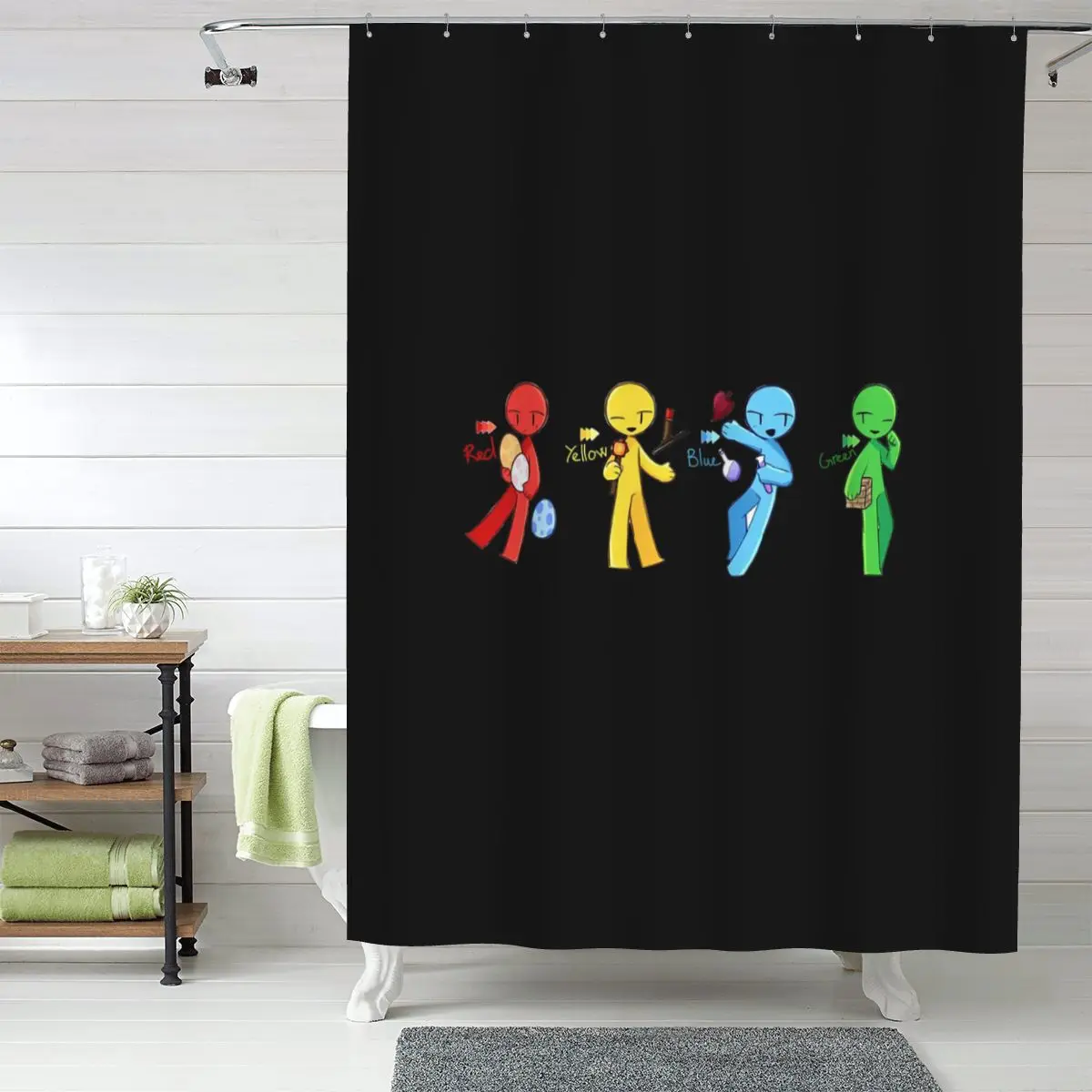 Alan Animation Becker Music Shower Curtain Bathroom Polyester Waterproof Bath Curtains with Hooks
Alan Animation Becker Music Shower Curtain Bathroom Polyester Waterproof Bath Curtains with Hooks