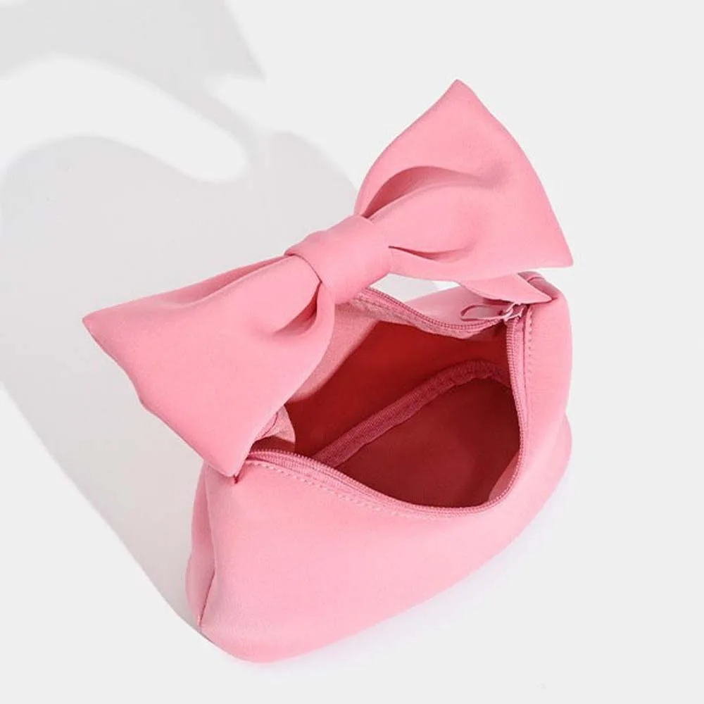 Princess Bag Creative Women Bow Handbag Large Capacity Pink Solid Color Wristlet Bag Black Korean Style Sweet Shoulder Bag Work
Princess Bag Creative Women Bow Handbag Large Capacity Pink Solid Color Wristlet Bag Black Korean Style Sweet Shoulder Bag Work