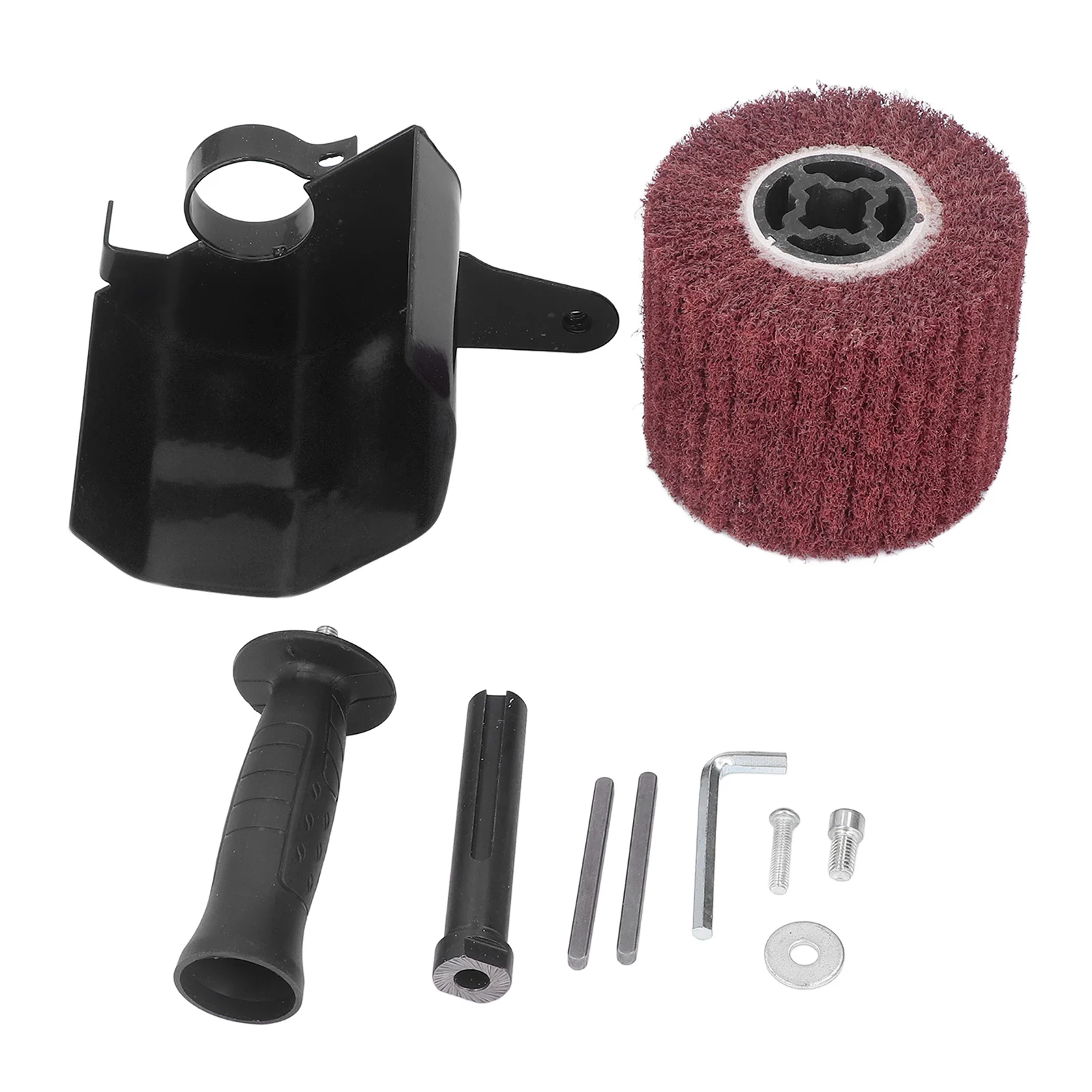Handheld Metal Burnishing Machine Burnishing Polishing Machine Kit Angle Grinder Attachment for Wood Metal Grinding M10
Handheld Metal Burnishing Machine Burnishing Polishing Machine Kit Angle Grinder Attachment for Wood Metal Grinding M10