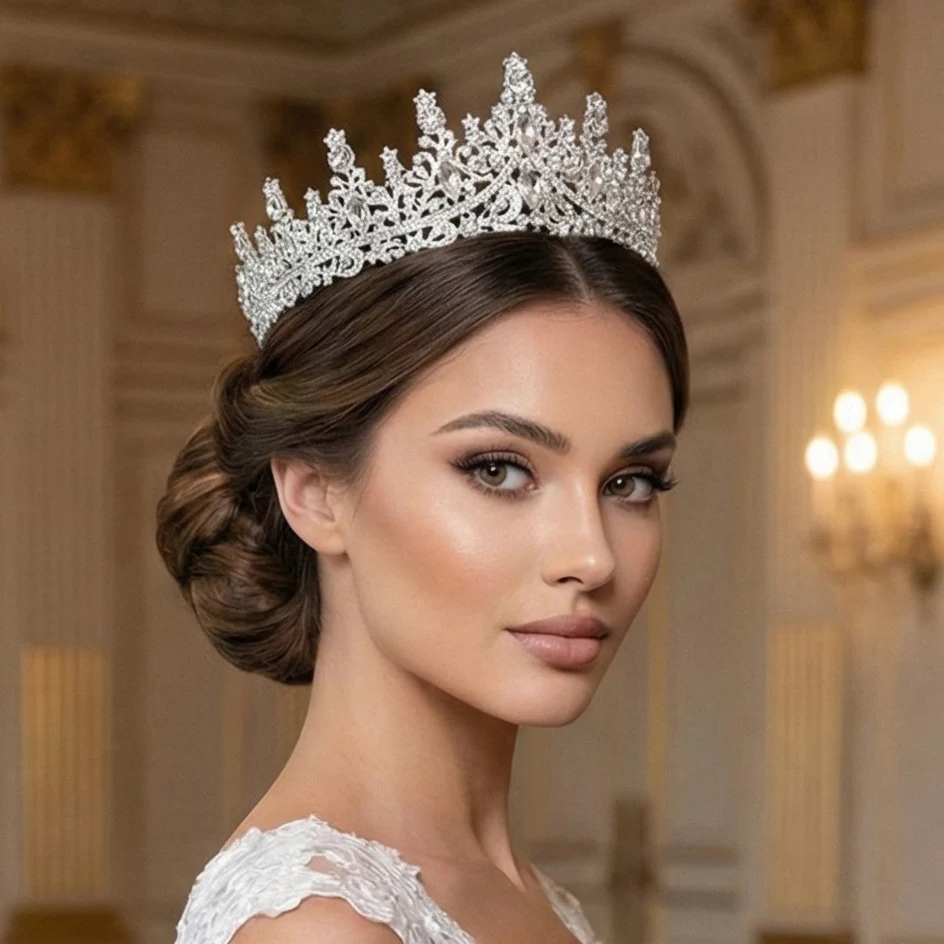 Роскошные серебряные хрустальные свадебные тиары и короны в стиле барокко, диадемы со стразами, свадебные украшения для волос для женщин, невест, на конкурсы красоты и выпускные балы
Роскошные серебряные хрустальные свадебные тиары и короны в стиле барокко, диадемы со стразами, свадебные украшения для волос для женщин, невест, на конкурсы красоты и выпускные балы