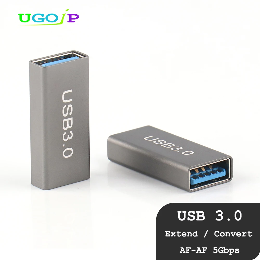 UGOjP USB 3.0 Female to Female Adapter 5Gbps high-speed Data transfer AF to AF USB 3.0 Extension Adapter Connector for PC Laptop
UGOjP USB 3.0 Female to Female Adapter 5Gbps high-speed Data transfer AF to AF USB 3.0 Extension Adapter Connector for PC Laptop