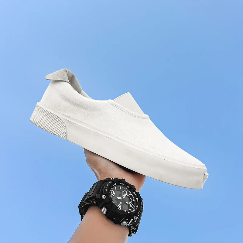 Niche Hot-Selling Low-Top Retro Casual Shoes Slip-On Canvas Shoes2025Summer Breathable Comfortable Sports Shoes White Sneakers
Niche Hot-Selling Low-Top Retro Casual Shoes Slip-On Canvas Shoes2025Summer Breathable Comfortable Sports Shoes White Sneakers