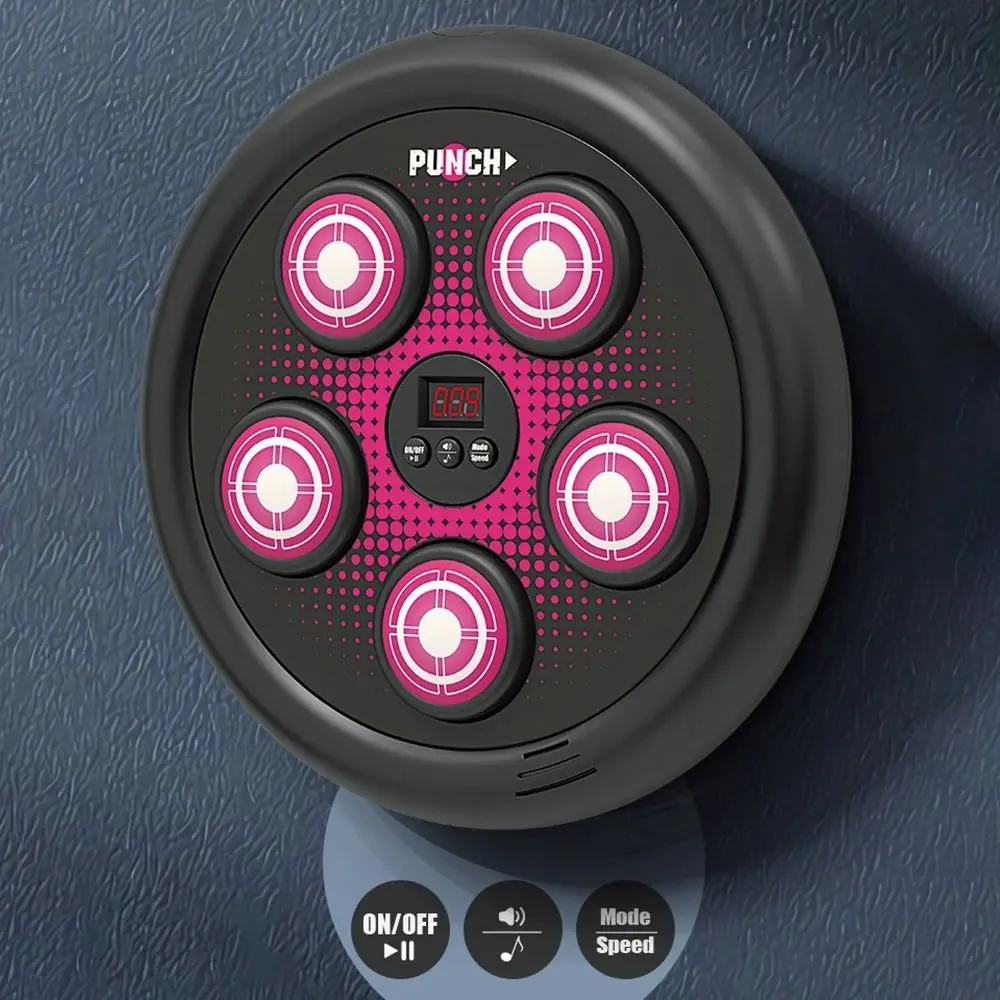 Bluetooth Connection Smart Music Boxing Machine Noise Reduction 3 Speed Adjustment Boxing Electronic Target Volume Adjustment
Bluetooth Connection Smart Music Boxing Machine Noise Reduction 3 Speed Adjustment Boxing Electronic Target Volume Adjustment