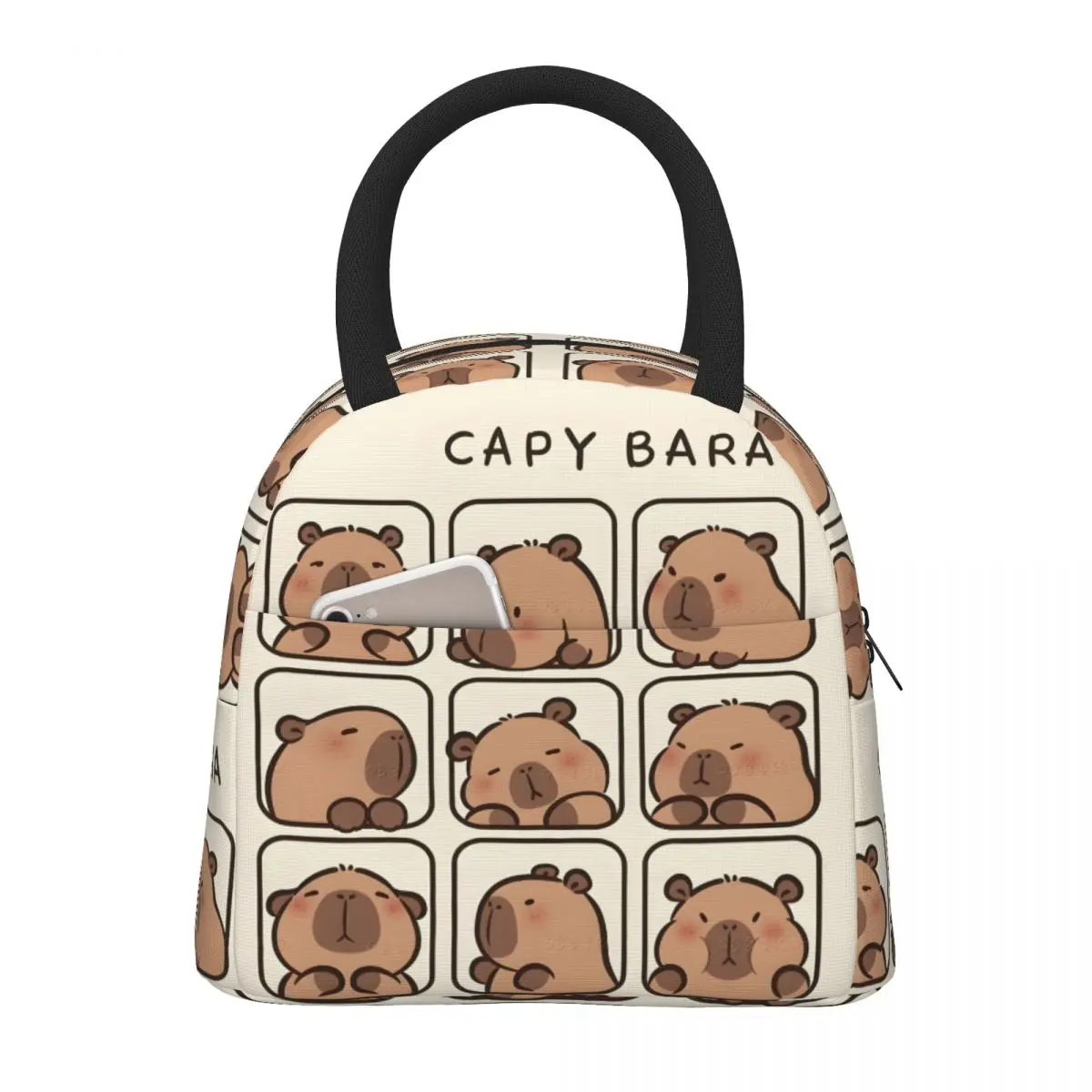 Большая изолированная сумка для обеда Capybara, герметичный контейнер для обеда, сумка-холодильник, сумка-тоут, ланч-бокс, сумка для еды для пикника
Большая изолированная сумка для обеда Capybara, герметичный контейнер для обеда, сумка-холодильник, сумка-тоут, ланч-бокс, сумка для еды для пикника