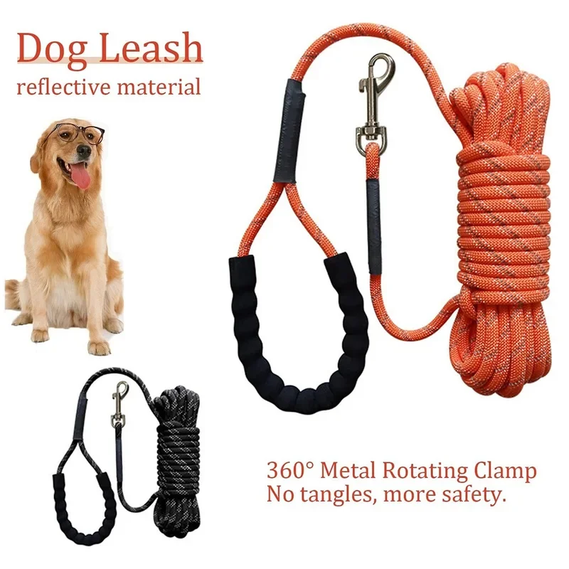 Dog Leash Reflective Long Lead Training Tracking Line Foam Handle Heavy Duty Pet Rope 2m 3m 5m 10m 15m 20m for Small/Large Dogs
Dog Leash Reflective Long Lead Training Tracking Line Foam Handle Heavy Duty Pet Rope 2m 3m 5m 10m 15m 20m for Small/Large Dogs