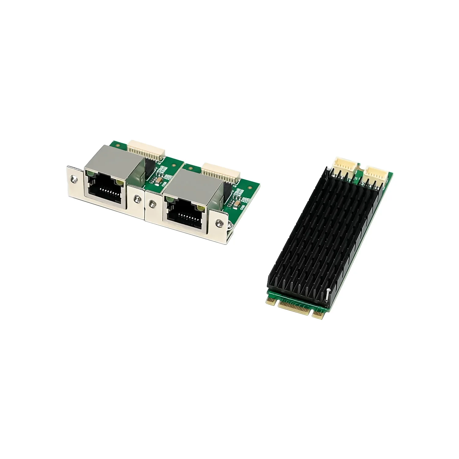 SUNWEIT ST7465 M.2 B+M I226 Dual-RJ45 2.5G Internal Desktop NIC Network Card Stock