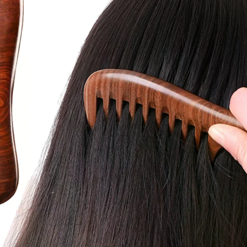 Natural Sandalwood Hair Combs Anti-Static Wooden Comb Massager Long Wide Tooth Detangle Sandalwood Comb Hair Care Household Gift
Natural Sandalwood Hair Combs Anti-Static Wooden Comb Massager Long Wide Tooth Detangle Sandalwood Comb Hair Care Household Gift