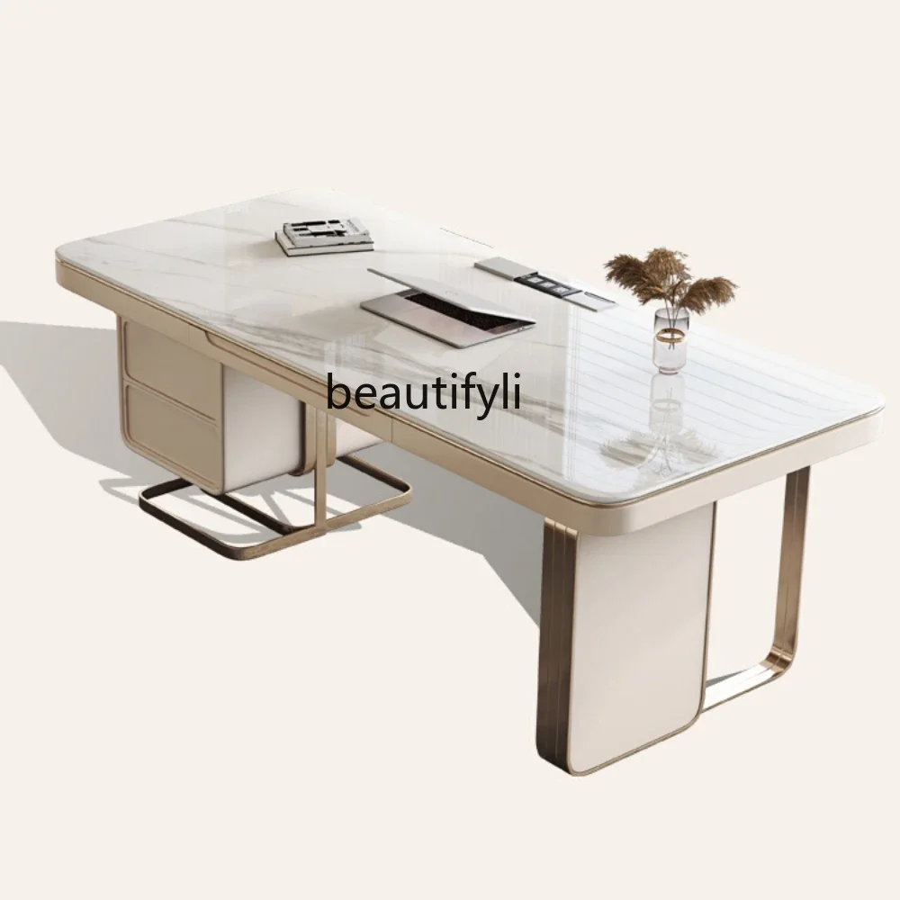 Light Luxury Stone Plate Desk Home Computer Integrated Desk Modern Minimalist Desk Desk
Light Luxury Stone Plate Desk Home Computer Integrated Desk Modern Minimalist Desk Desk