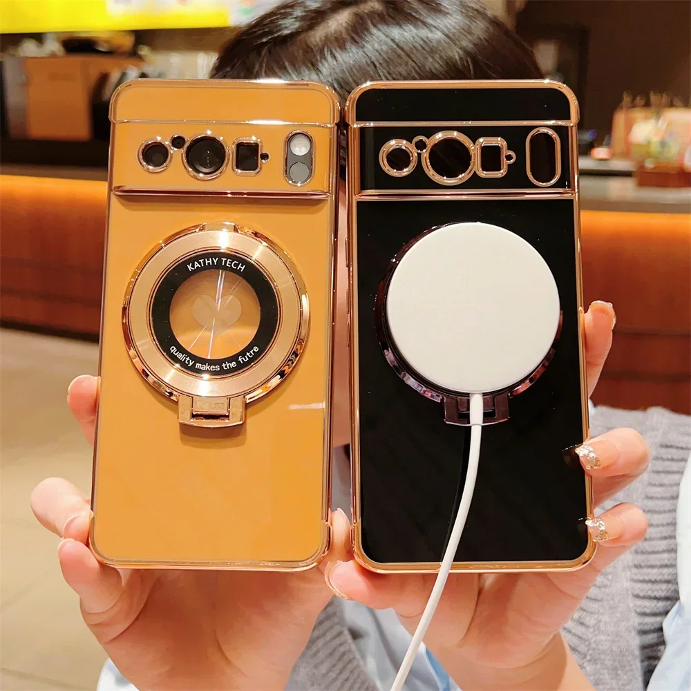 Colorful Love Heart Bracket MagSafe Phone Case for Google Pixel 9 Pro 7A Magnetic Stand Holder Wireless Charge Cover for Pixel 8
Colorful Love Heart Bracket MagSafe Phone Case for Google Pixel 9 Pro 7A Magnetic Stand Holder Wireless Charge Cover for Pixel 8
