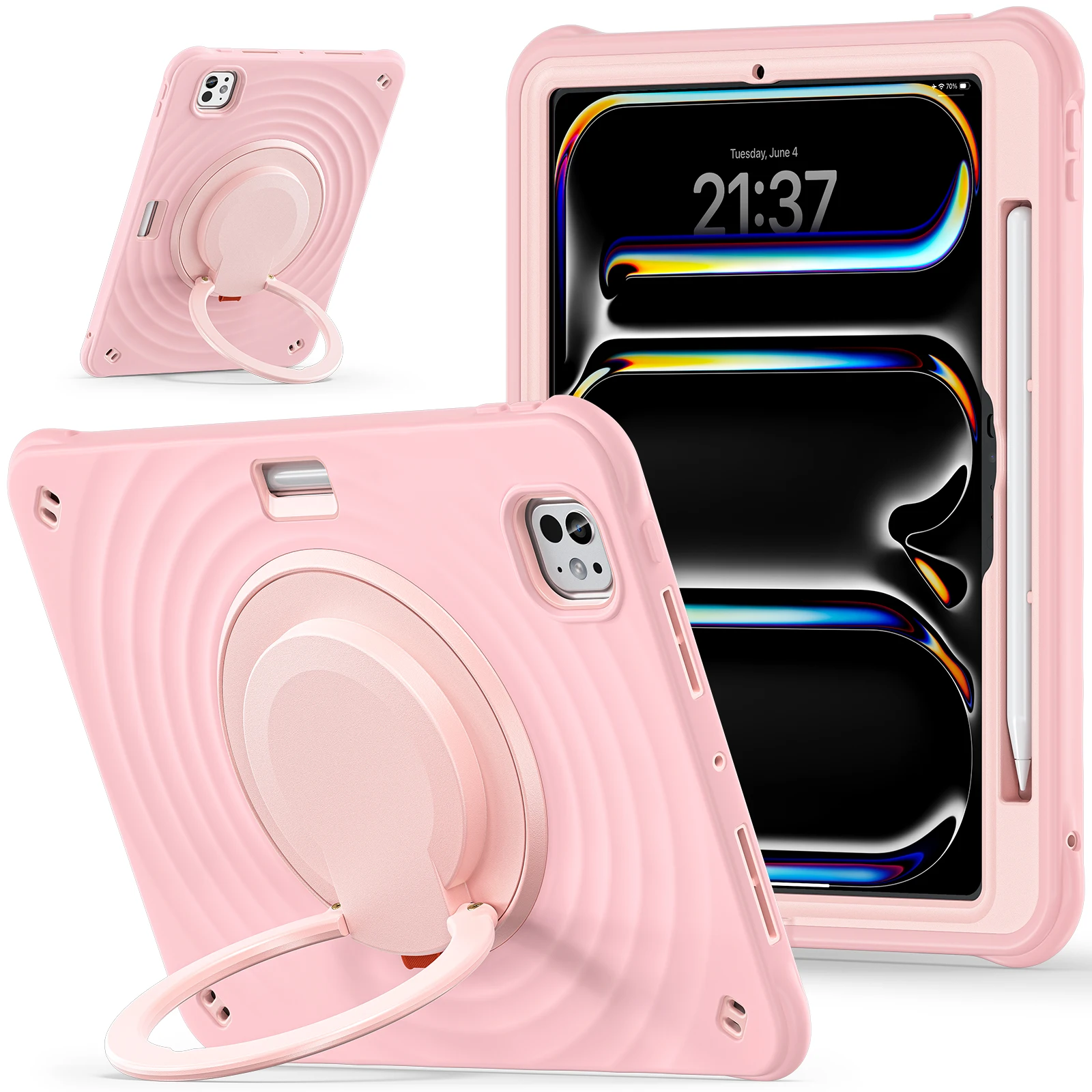 Heavy Duty Armor Case For iPad Pro 11 2024 M4 A2836 A2837 A3006 360 Rotatable Stand Hybrid Cover With Portable Handle Grip Funda
Heavy Duty Armor Case For iPad Pro 11 2024 M4 A2836 A2837 A3006 360 Rotatable Stand Hybrid Cover With Portable Handle Grip Funda
