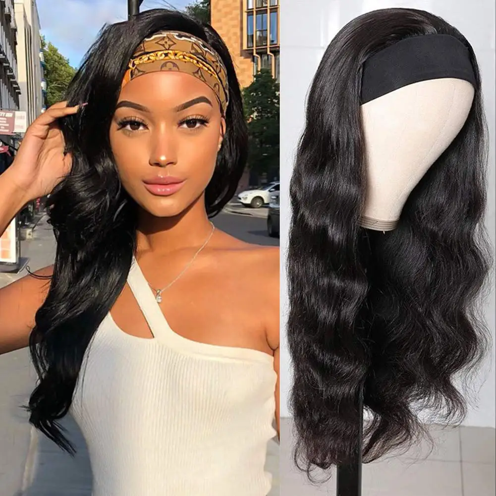 Body Wave Headband Wig Human Hair Wigs For Black Women Brazilian Full Machine Made Natural Color Wigs 180% Density
Body Wave Headband Wig Human Hair Wigs For Black Women Brazilian Full Machine Made Natural Color Wigs 180% Density