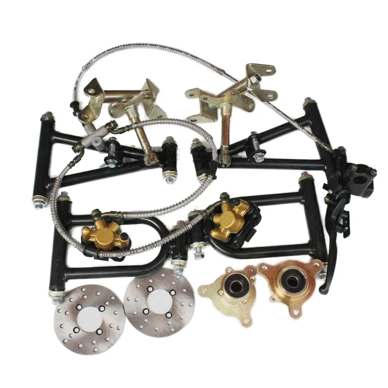 Four-Wheel ATV Little Bull Front Swing Arm Kart Accessories Disc Brake Suspension Horn Steering Kit
Four-Wheel ATV Little Bull Front Swing Arm Kart Accessories Disc Brake Suspension Horn Steering Kit