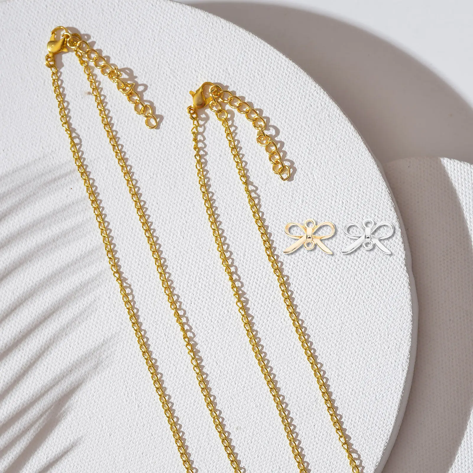 50Pcs Jewelry Connector Bowknot Shaped Charms DIY Jewelry Making Supplies Earring Links Necklace Bracelet Accessories
50Pcs Jewelry Connector Bowknot Shaped Charms DIY Jewelry Making Supplies Earring Links Necklace Bracelet Accessories