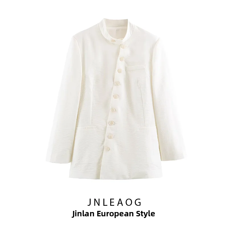 JNLEAOG Summer New Women's Fashionable Double-Breasted Suit Jacket Versatile Polyester Business Long Sleeve Regular Fit
JNLEAOG Summer New Women's Fashionable Double-Breasted Suit Jacket Versatile Polyester Business Long Sleeve Regular Fit