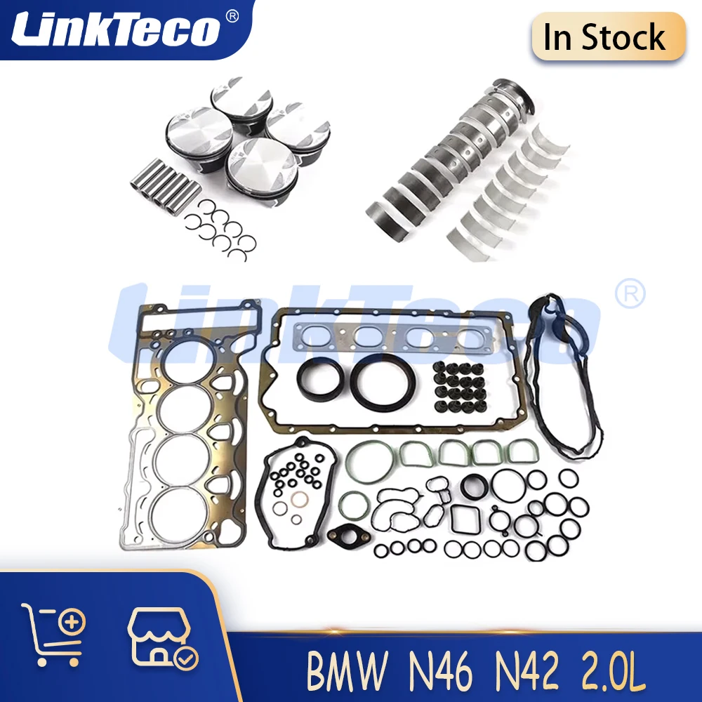 Engine Parts Overhaul Rebuild Gaskets Set Piston Bearing Kit Fit 2.0 L N42 N46 L4 Gas For BMW 03-13 318i 320i E46 E87 2.0L
Engine Parts Overhaul Rebuild Gaskets Set Piston Bearing Kit Fit 2.0 L N42 N46 L4 Gas For BMW 03-13 318i 320i E46 E87 2.0L