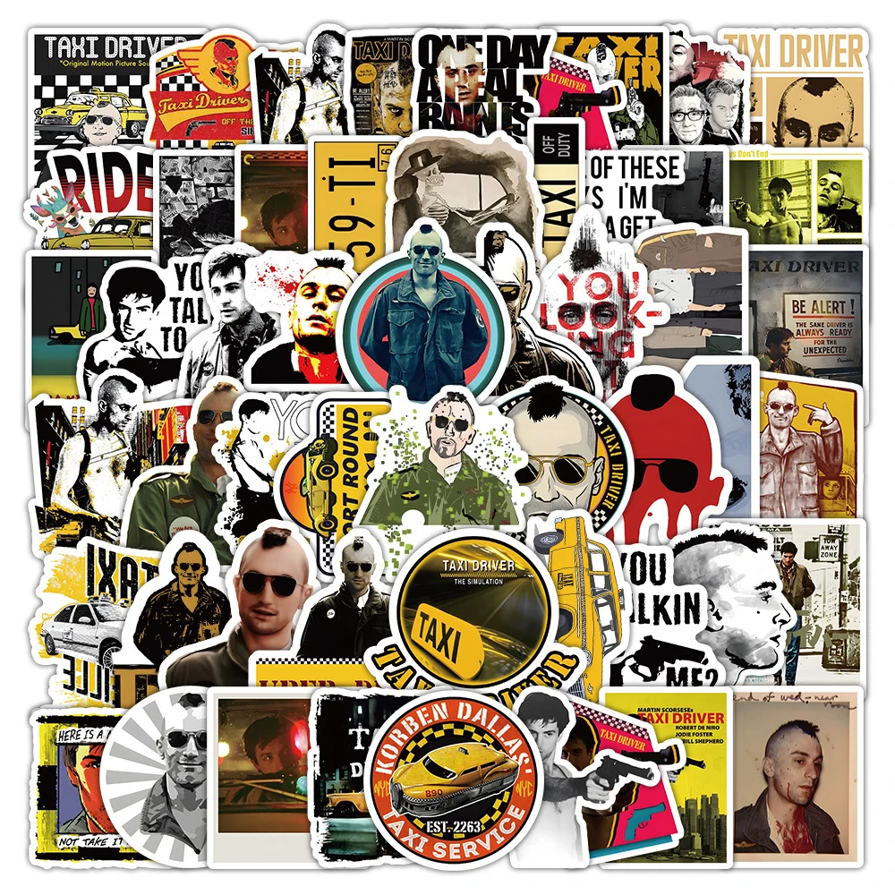 10/30/50pcs Classic Movie Taxi Driver Stickers Cartoon Sticker DIY Water Bottle Notebook Phone Cool Graffiti Decals Decorations
10/30/50pcs Classic Movie Taxi Driver Stickers Cartoon Sticker DIY Water Bottle Notebook Phone Cool Graffiti Decals Decorations