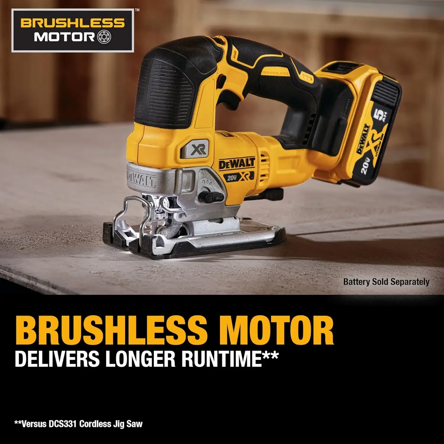 DEWALT Powerstack 20V MAX Battery, Rechargeable, 5Ah, Lithium Ion, 2-Pack (DCBP520-2) & 20V MAX XR Jig Saw, 3,200 Blade Speed
DEWALT Powerstack 20V MAX Battery, Rechargeable, 5Ah, Lithium Ion, 2-Pack (DCBP520-2) & 20V MAX XR Jig Saw, 3,200 Blade Speed
