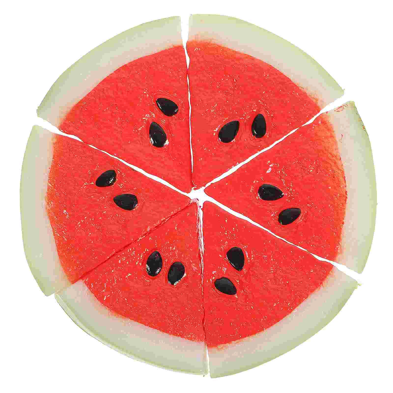 6 Pcs Realistic Artificial Watermelon Slices Craft nament Lifelike Fake Fruit Decor Photography Props Lightweight PVC Melon
6 Pcs Realistic Artificial Watermelon Slices Craft nament Lifelike Fake Fruit Decor Photography Props Lightweight PVC Melon
