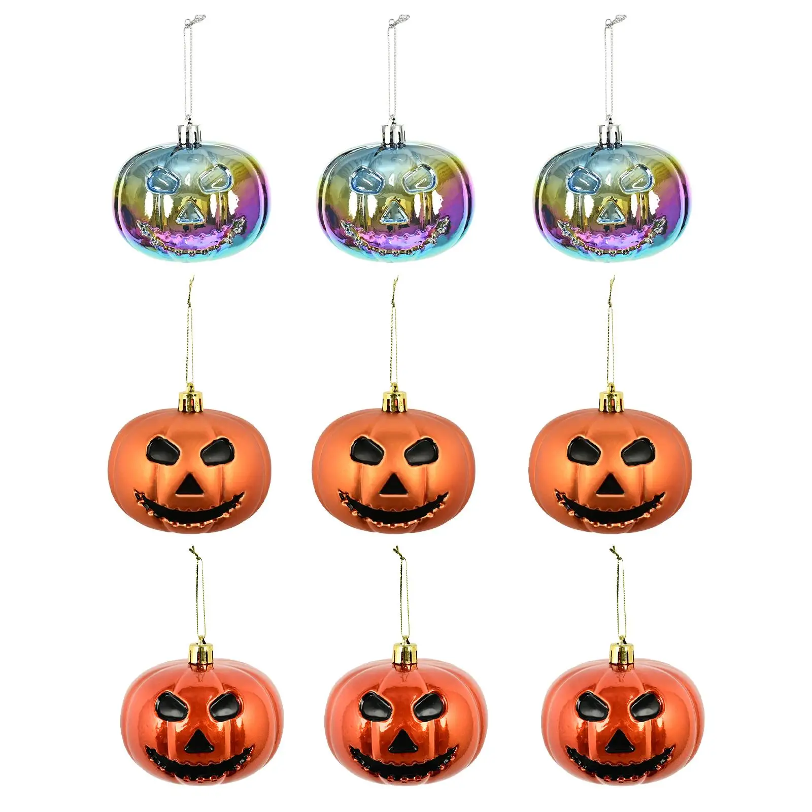 3 Pieces Halloween Hanging Pumpkin Decorations Holiday Baubles Scary Party Supplies Props for Indoor Tree Outdoor Home Decor
3 Pieces Halloween Hanging Pumpkin Decorations Holiday Baubles Scary Party Supplies Props for Indoor Tree Outdoor Home Decor