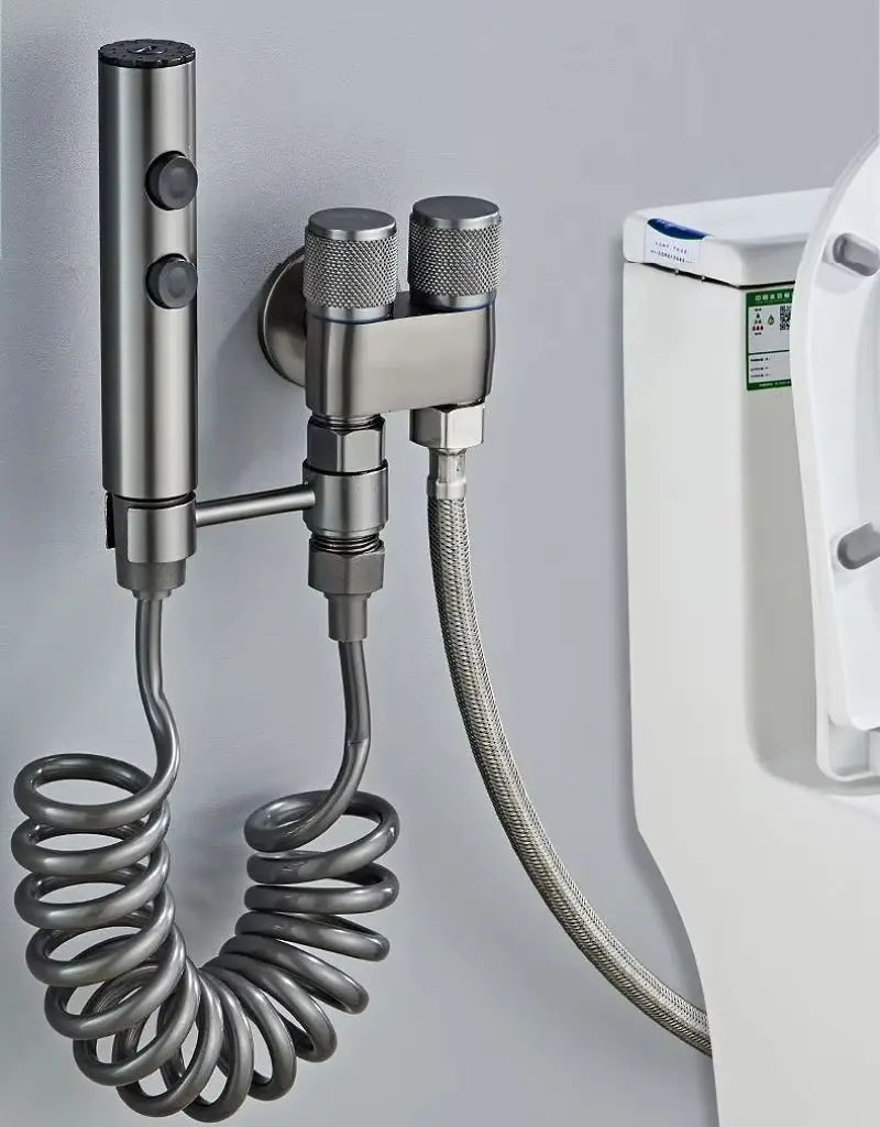 Handheld Bidet Sprayer Set Toilet Faucet Splitter 2-Way Double Faucet Adapter 1-in-2-Out Dual Control Valve Shower Self Cleaning
Handheld Bidet Sprayer Set Toilet Faucet Splitter 2-Way Double Faucet Adapter 1-in-2-Out Dual Control Valve Shower Self Cleaning