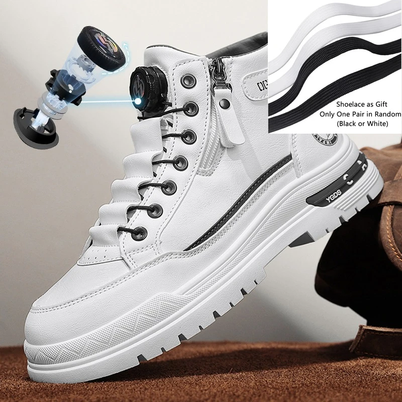 Дышащие повседневные ботинки для мужчин, качественные ботильоны в стиле ретро, мужские ботинки на платформе, белая обувь, мужские ботинки на платформе Bota Masculina
Дышащие повседневные ботинки для мужчин, качественные ботильоны в стиле ретро, мужские ботинки на платформе, белая обувь, мужские ботинки на платформе Bota Masculina