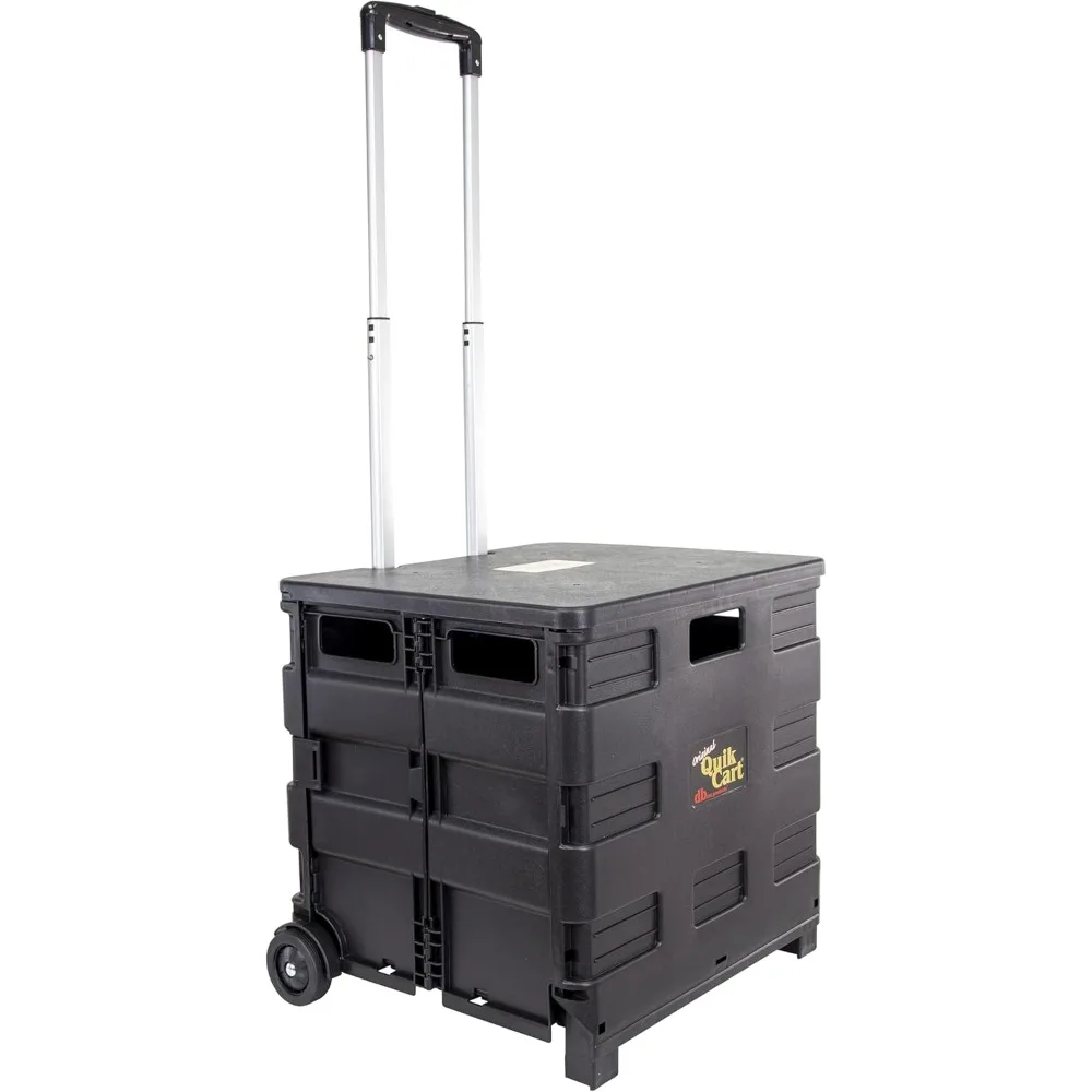 Quik Cart Collapsible Rolling Crate on Wheels for Teachers Tote Basket 80 lbs Capacity, Made from Heavy Duty Plastic Used
Quik Cart Collapsible Rolling Crate on Wheels for Teachers Tote Basket 80 lbs Capacity, Made from Heavy Duty Plastic Used