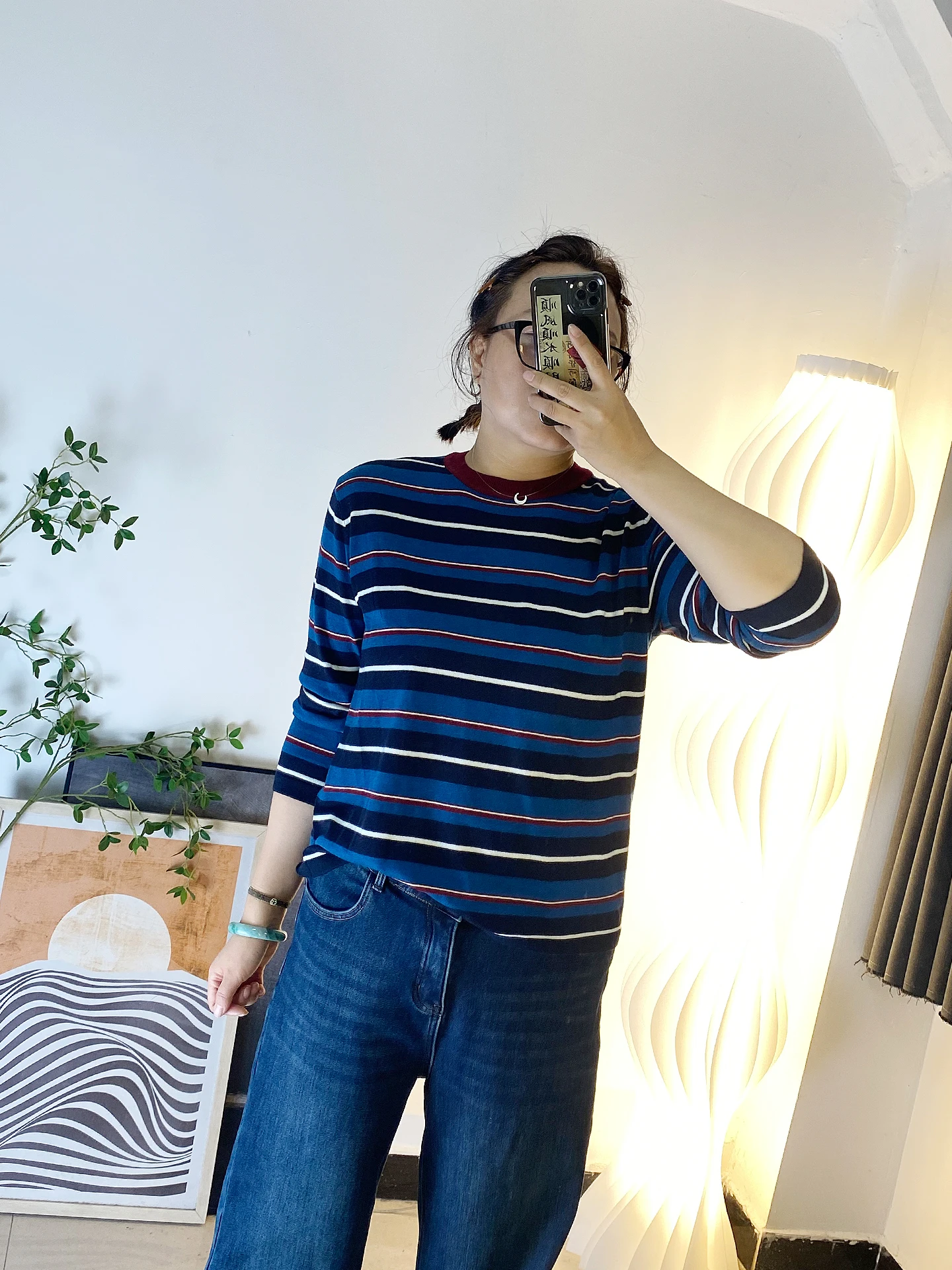 Loose Fit Silk Knitwear Striped Korean Sle Simple Design plus Size Women's Long Sve round Ne Pullover Sweater for plus...
Loose Fit Silk Knitwear Striped Korean Sle Simple Design plus Size Women's Long Sve round Ne Pullover Sweater for plus...