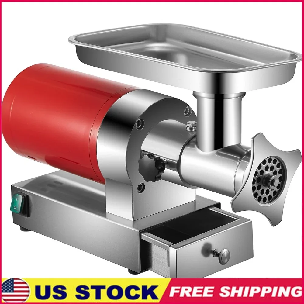 Electric Meat Grinder 1100W Heavy Duty Meat Mincer 661lbs Hour Stainless Steel Kitchen Use Sausage Maker Accessories Included
Electric Meat Grinder 1100W Heavy Duty Meat Mincer 661lbs Hour Stainless Steel Kitchen Use Sausage Maker Accessories Included